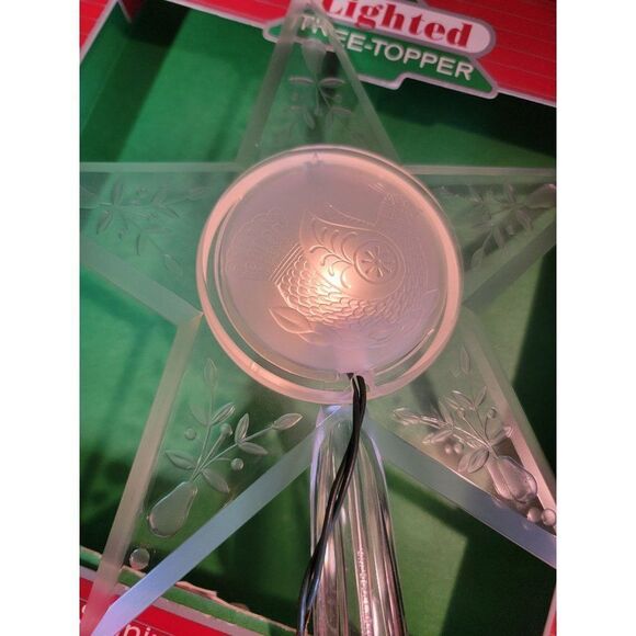 Hallmark 1986 shining star tree topper Xmas decor - Picture 2 of 4